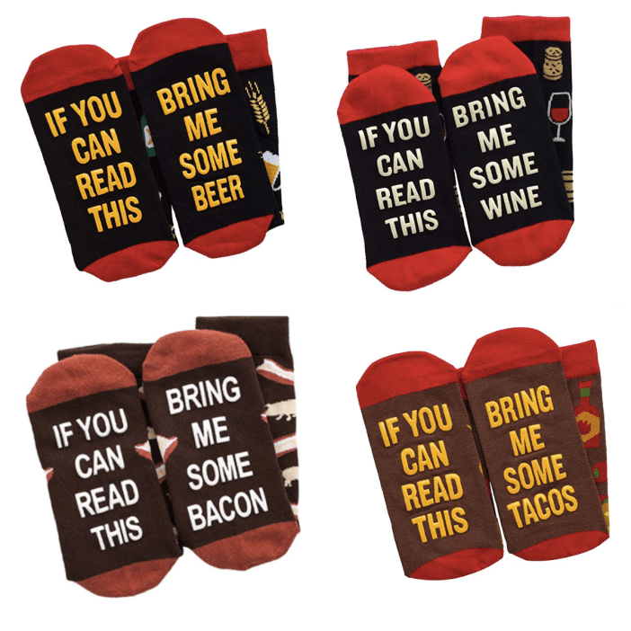 These clever socks say everything your dad would but without them having to actually say it!
